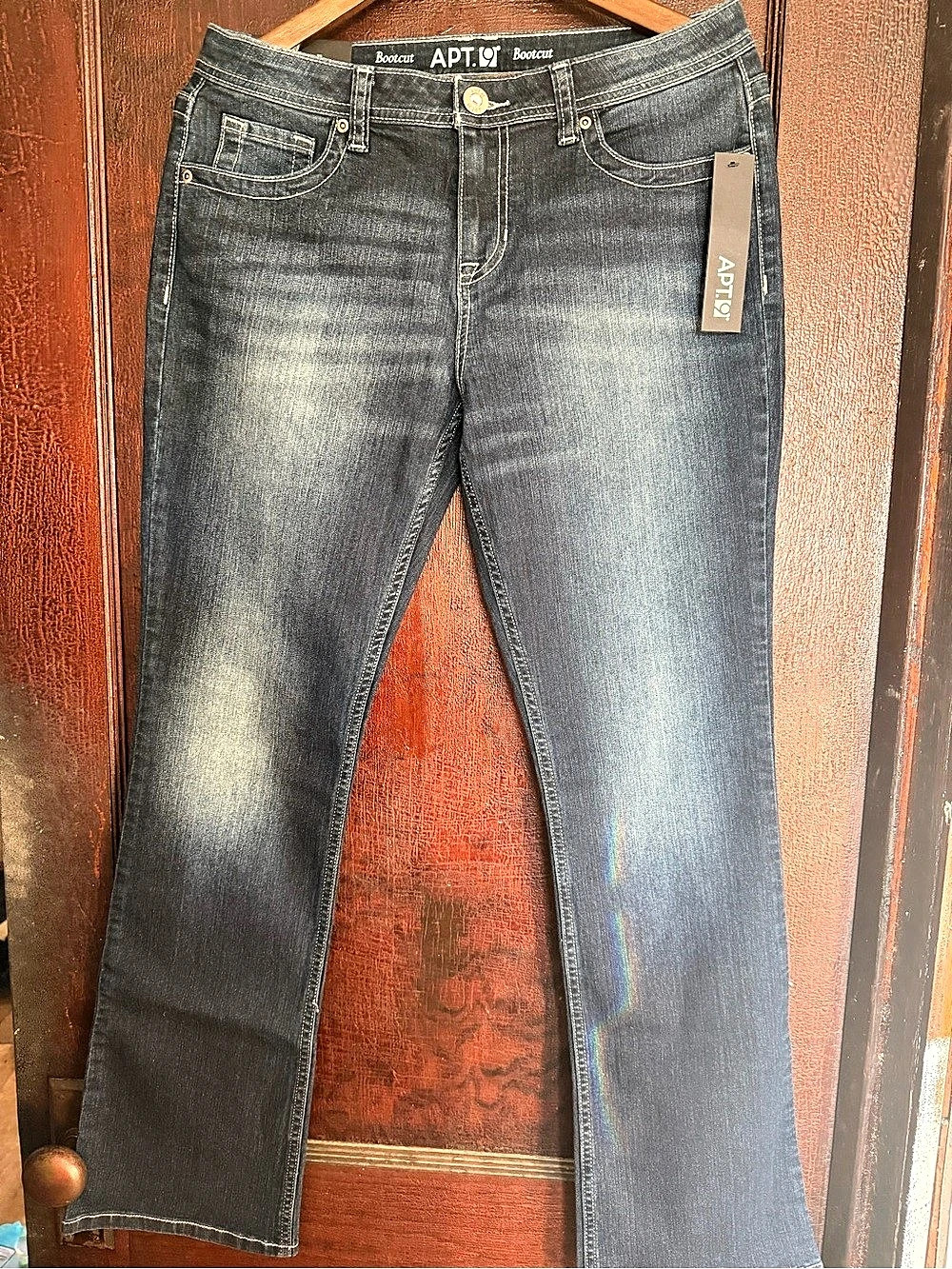 APT.9 Bootcut Jeans Blue Waist 12 NWT